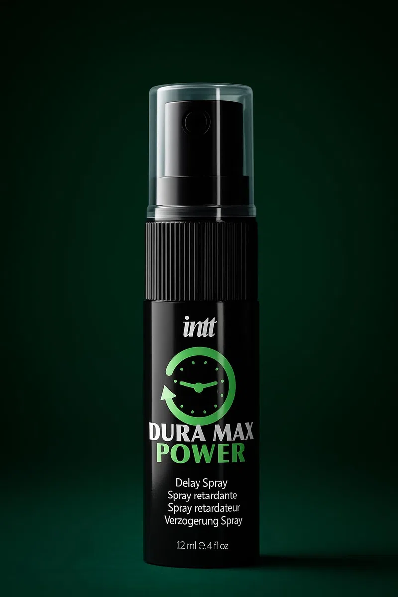 INTT DuraMax Spray Retardant Homme 12ml – Endurance Intime, Plaisir Prolongé & Format Discret