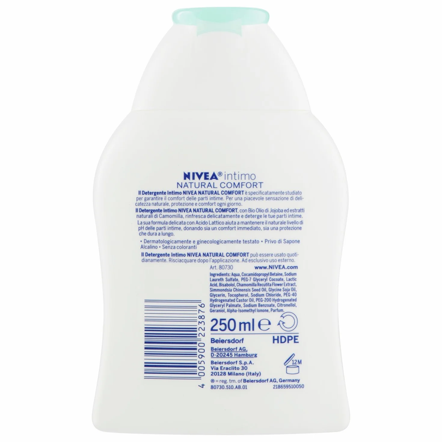 Nivea Intimate Natural Comfort Détergent (6 x 250 ml)