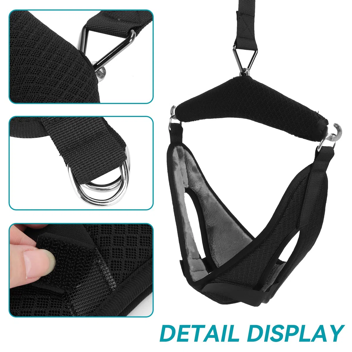 Agatige Dispositif De Traction Du Cou Cervical, Suspension Correcteur De Posture Professionnel Au-Dessus De La Porte Dispositif De Traction Cervicale Cervicales Traction Pour Civière Du Cou Arthrite