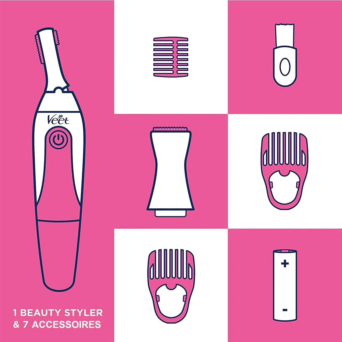 Veet Rasoir Sensitive Precision Beauty Styler - Le rasoir