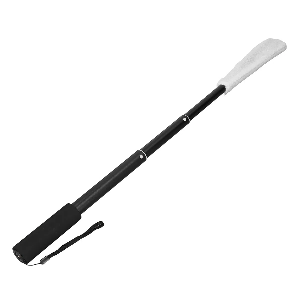 Brosse de Nettoyage des Orteils, épurateur de Pieds avec 3 Serviettes Réutilisables, Manche Télescopique de 16,9 à 33,5 Pouces pour les Personnes âgées