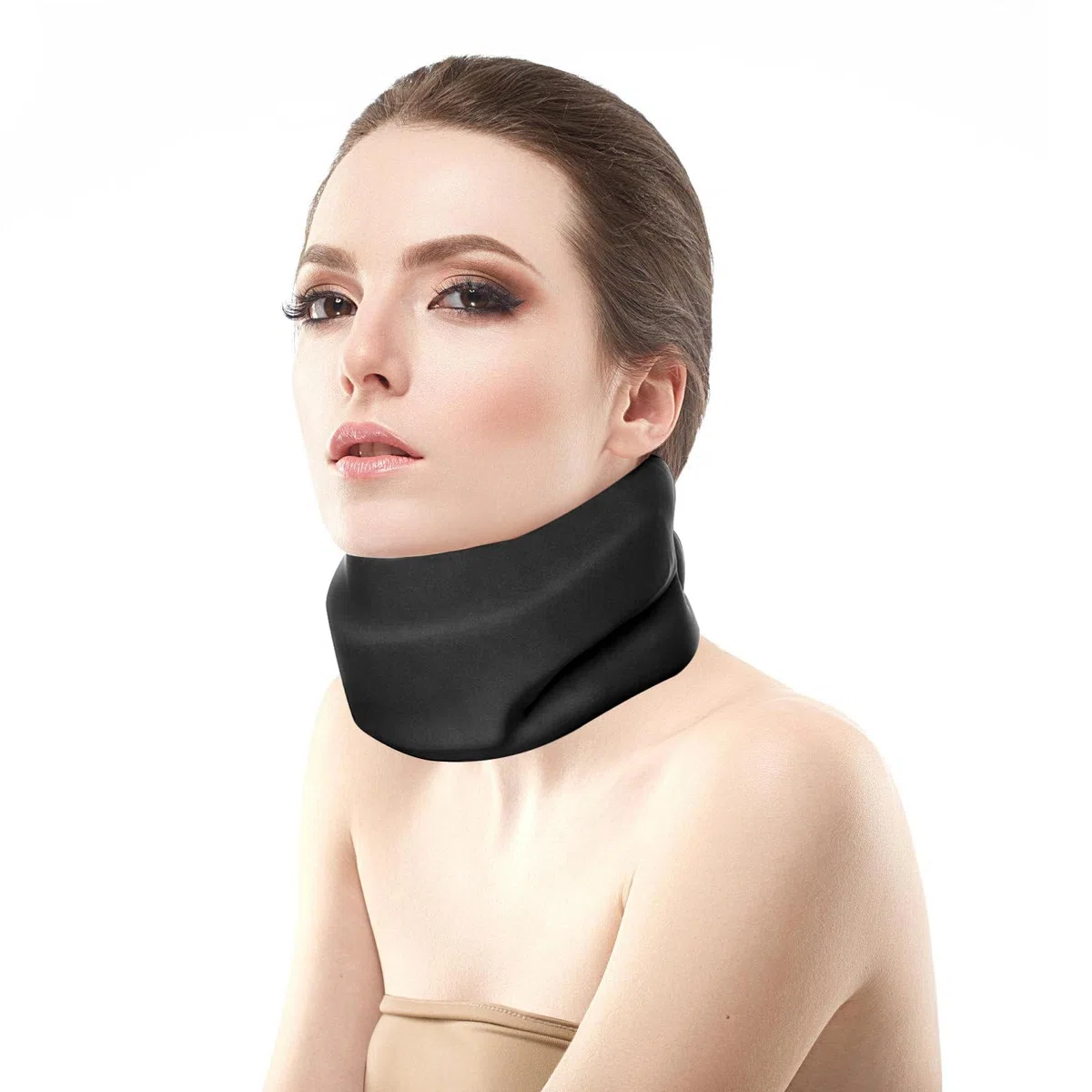 Collier Cervical Réglable,Soutien de la Nuque en Mousse Souple,Minerve Cervicale,Soutien de la Nuque,Soutien du Cou pour Le Sommeil, Soulager la Pression,Soutien des Douleurs Cervicales