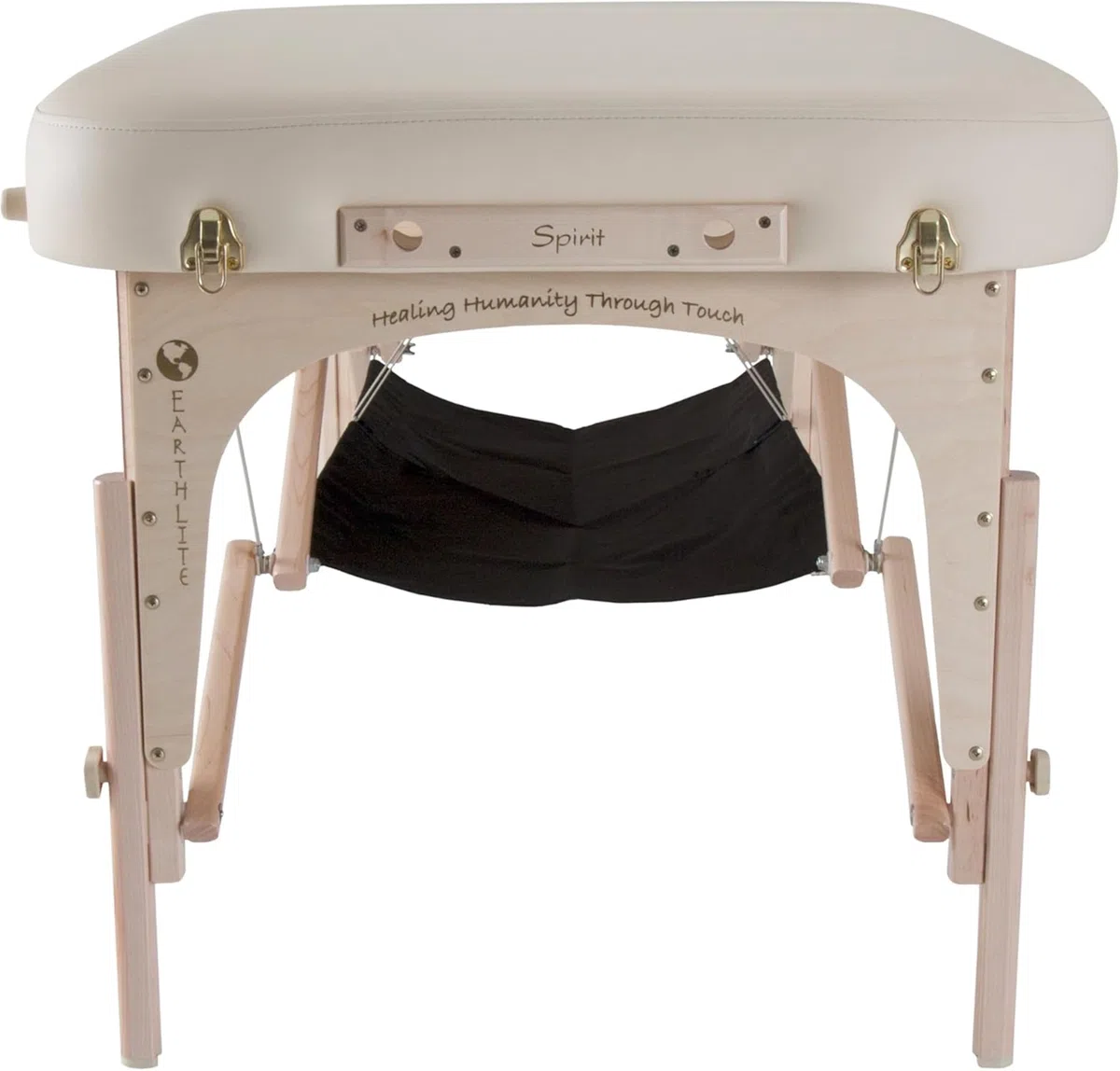 EARTHLITE Étagere de table de massage - compartiment de rangement pour vos traversins, draps et accessoires (table de massage n’est pas inclus)