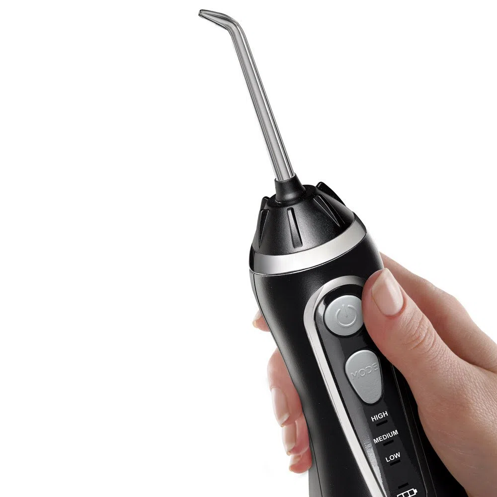 Waterpik Jet Dentaire Hydropulseur Sans Fil Advanced Noir, Wp-562eu