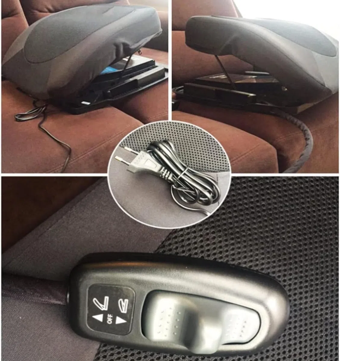 Coussin Releveur SièGe Daide Uplift éLectrique Portable pour Fauteuil Soutien Canapé Personnes âGéEs Dispositif D'Assistance