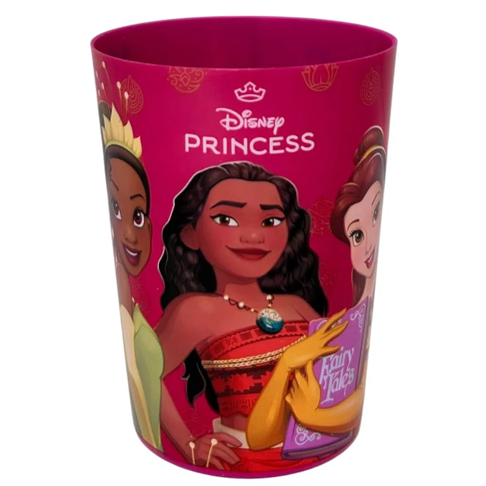 Ensemble d'accessoires de soins d'hygiène bucco-dentaire pour enfants Princesses Disney 4 pièces brosse à dents brillante dentifrice verre pinces à linge