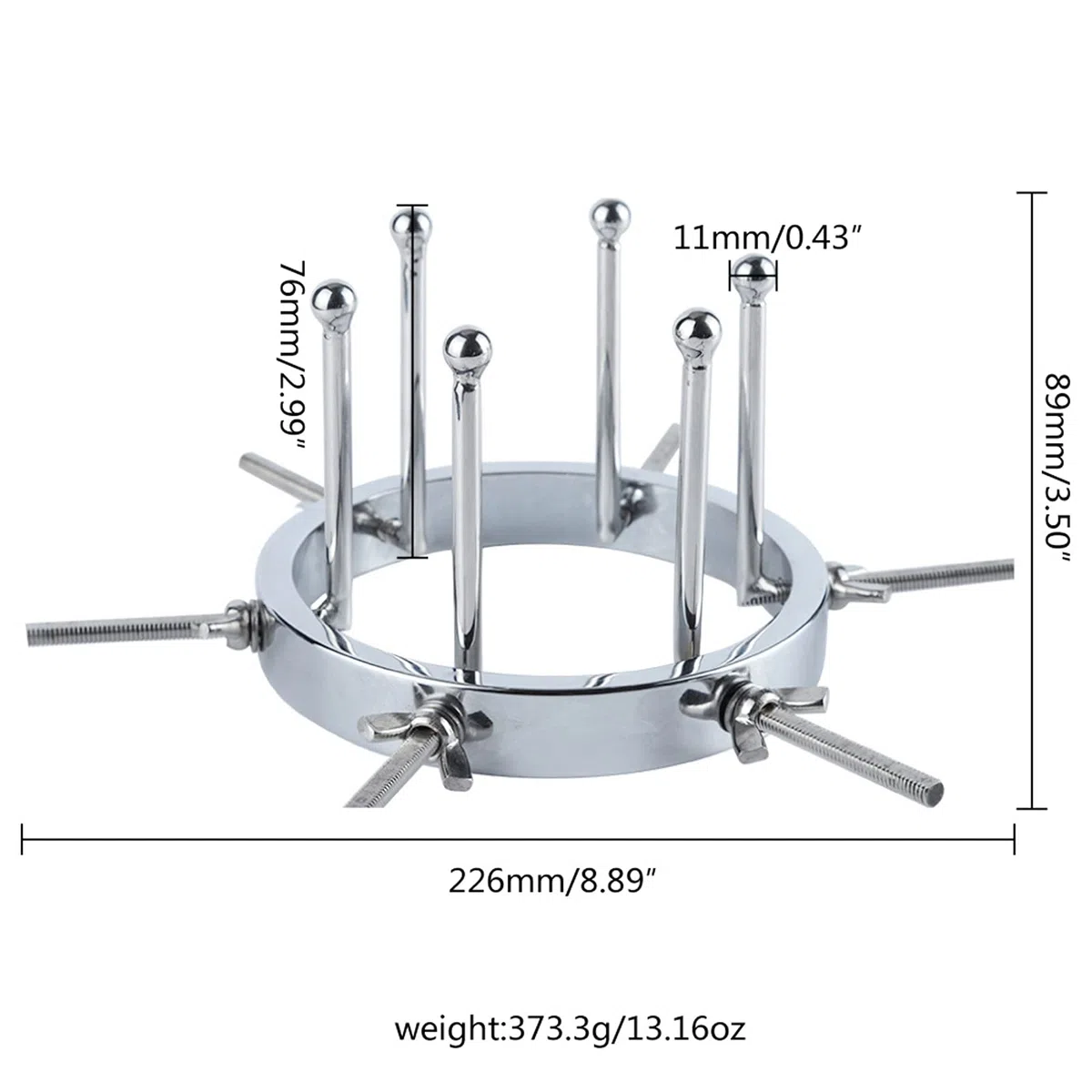 Dilatateur Vaginal en Métal, Dilatateur Anal en Acier Inoxydable à 6 Vis, Extenseur de Tunnel Anal Réglable Dilatateur Vaginal Dilatateur Anal SM Sex Toy pour Femmes, Couples, Hommes (6 vis)