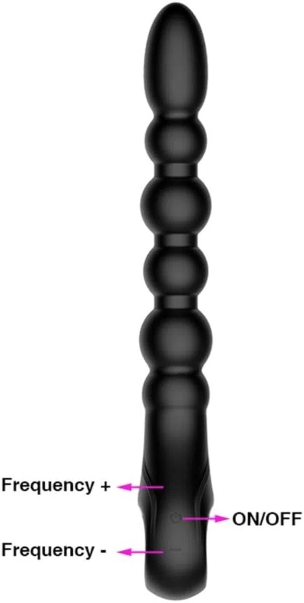 Masseur de prostate, plug anal à perles rechargeables usb à 10 vitesses, jouets sexuels pour adultes