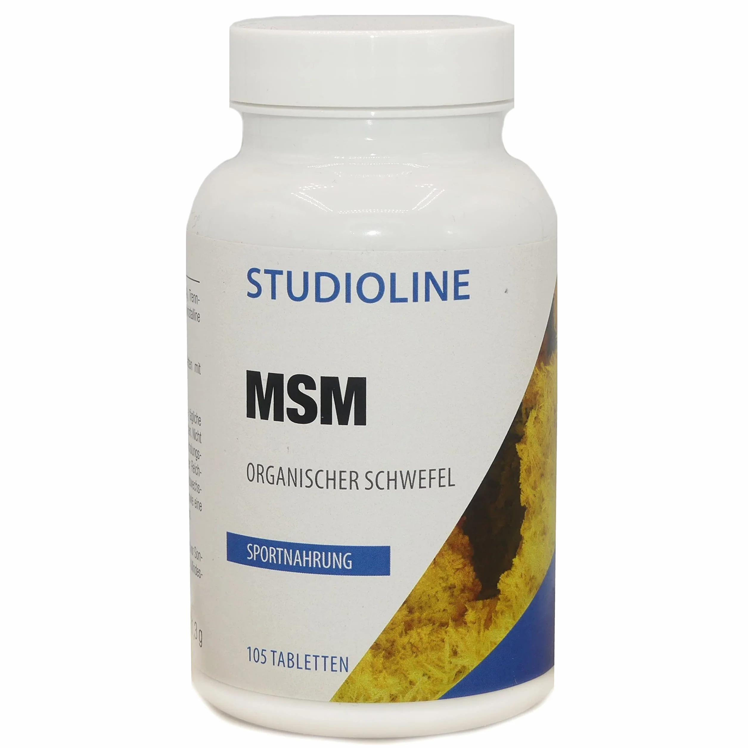 Comprimés MSM | 105 gélules | Dose maximale de 5000 mg dose quotidienne | Soufre organique | Méthylsulfonylméthane
