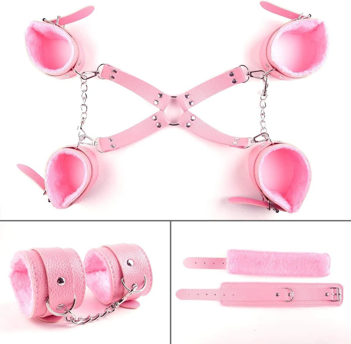 Ensemble de sport rose, ensemble de jeu d'amour pour les couples en famille, peut être assorti librement
