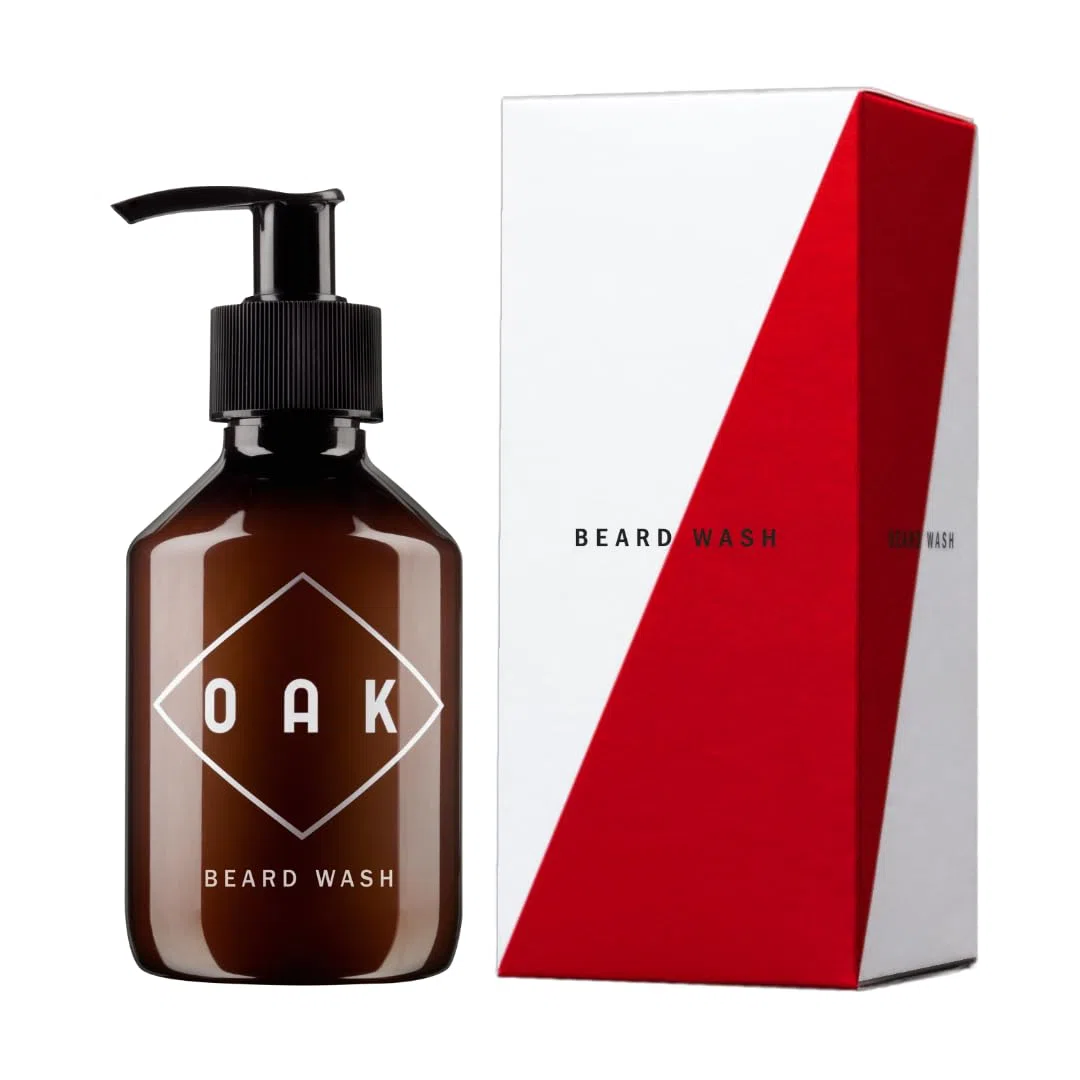 OAK BEARD WASH, Shampoing à barbe, savon à barbe (200 ml)