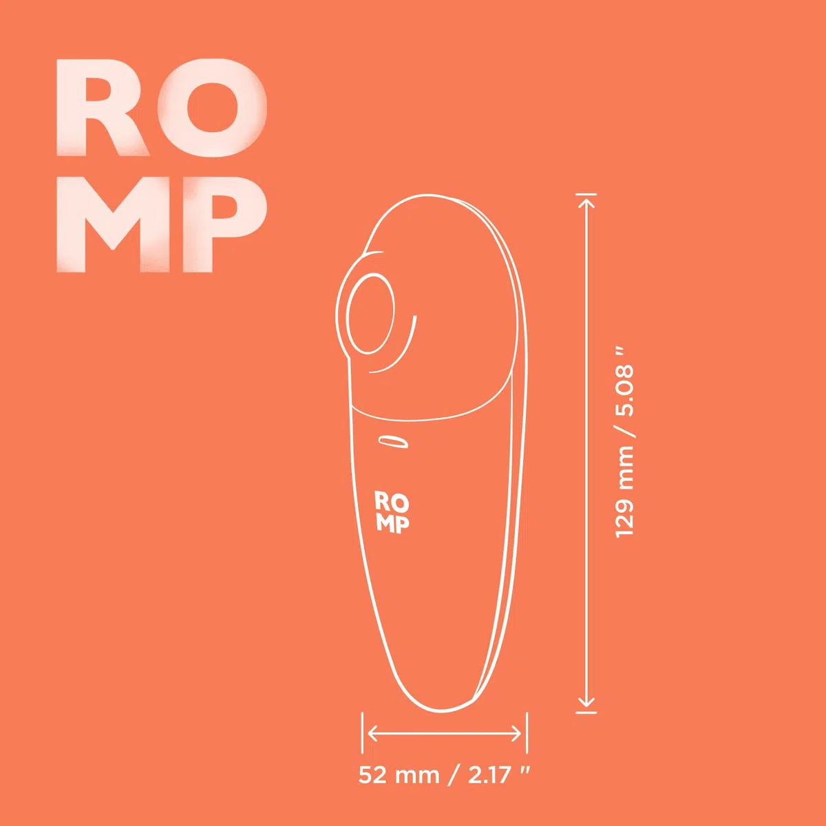 Romp Switch X Stimulateur clitoridien | Suceur de clitoris avec 6 niveaux de puissance | Sex toy vibrant aspirant adulte pour femme et pour couple | Vibromasseur pour femme et couple