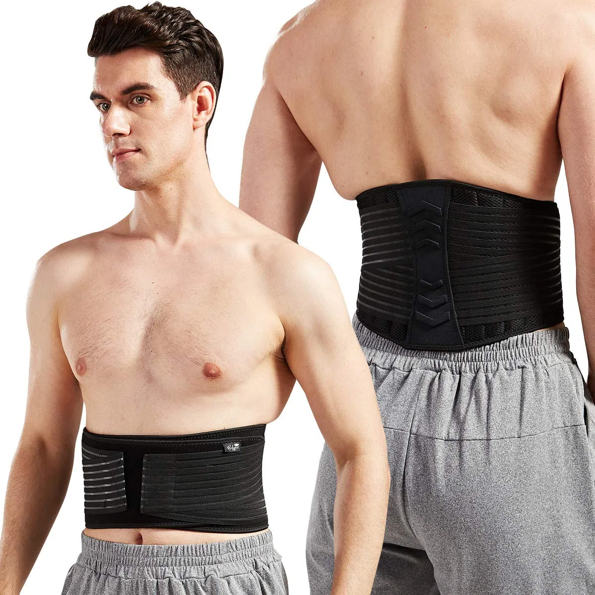 Bodyprox Support lombaire pour homme et femme - Taille Standard 71-127 cm