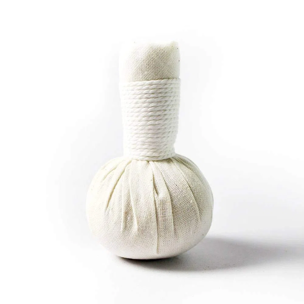 Kitama Tampon à herbes Thai 100 g (g) – pour massage traditionnel et bien-être – 100% ingrédients naturels dans un chiffon non traité Produktname