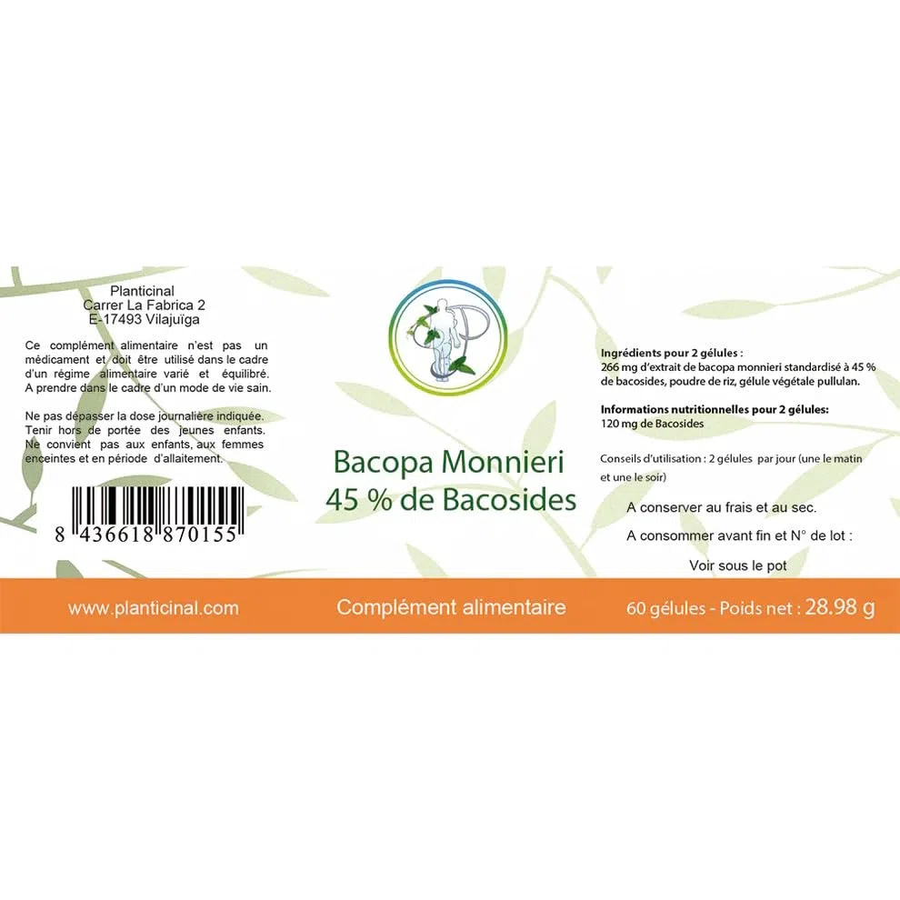 Bacopa Monnieri 45%