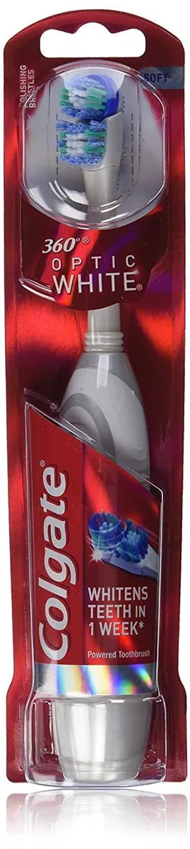 Colgate 360 Optic White Soft Powered Toothbrush by Colgate