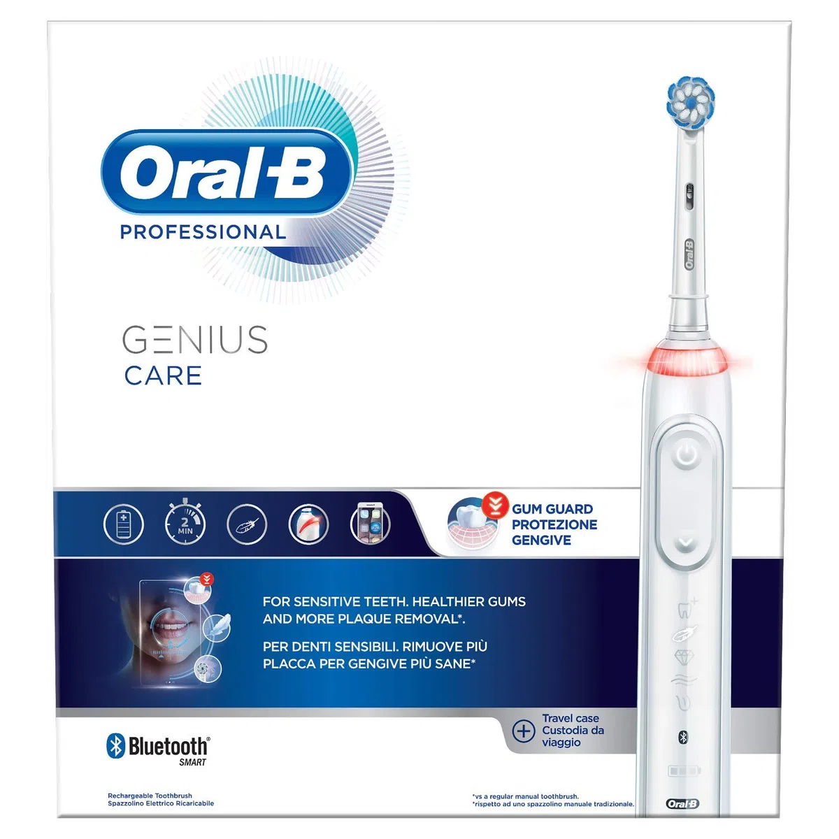 ORAL-B POWER Brosse à Dents Électrique Genius Professional Care pour Dents Sensibles