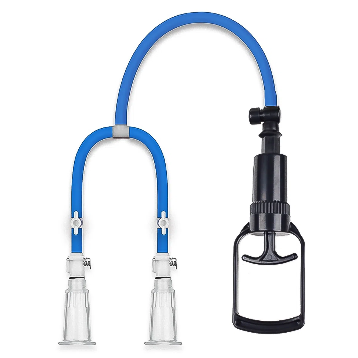 Marielove Aspirateur à tétons (Ø 18 mm) avec haute puissance d'aspiration incl. système de tuyau, pompe de poitrine amovible, idéal comme jouet BDSM