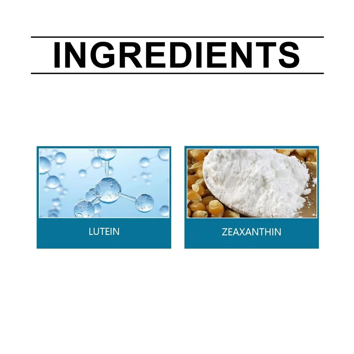 Vitamines pour les yeux - Lutéine avec zéaxanthine, pour adultes et seniors,2PCS