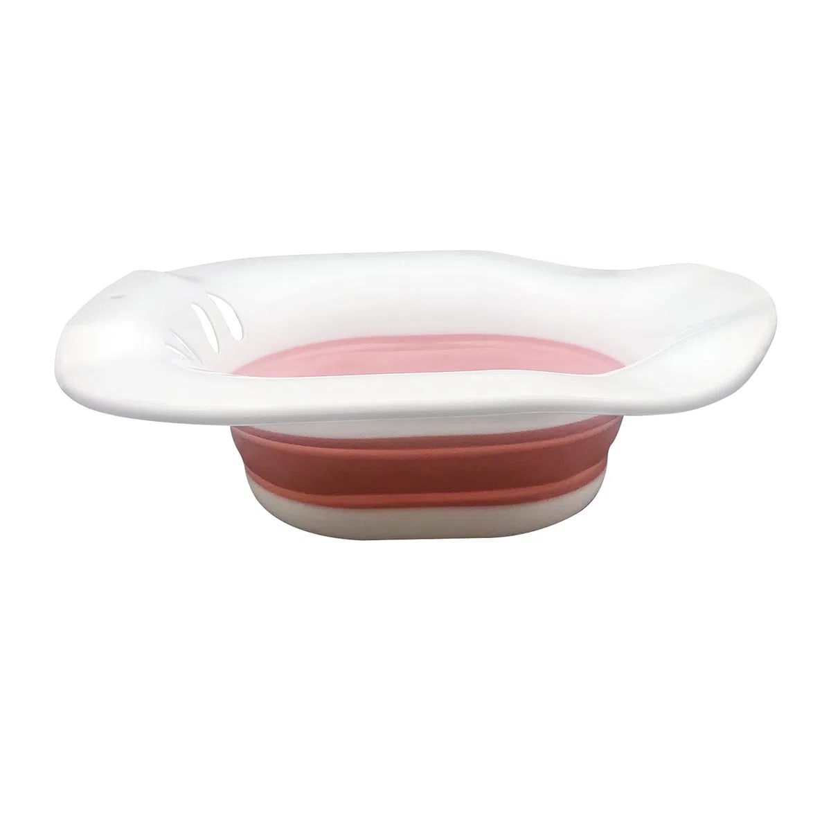 Funmi Siège vapeur pliable Yoni pour une utilisation au-dessus des toilettes – Compatible avec les toilettes universelles et les chaises percées – Pliable – Rose