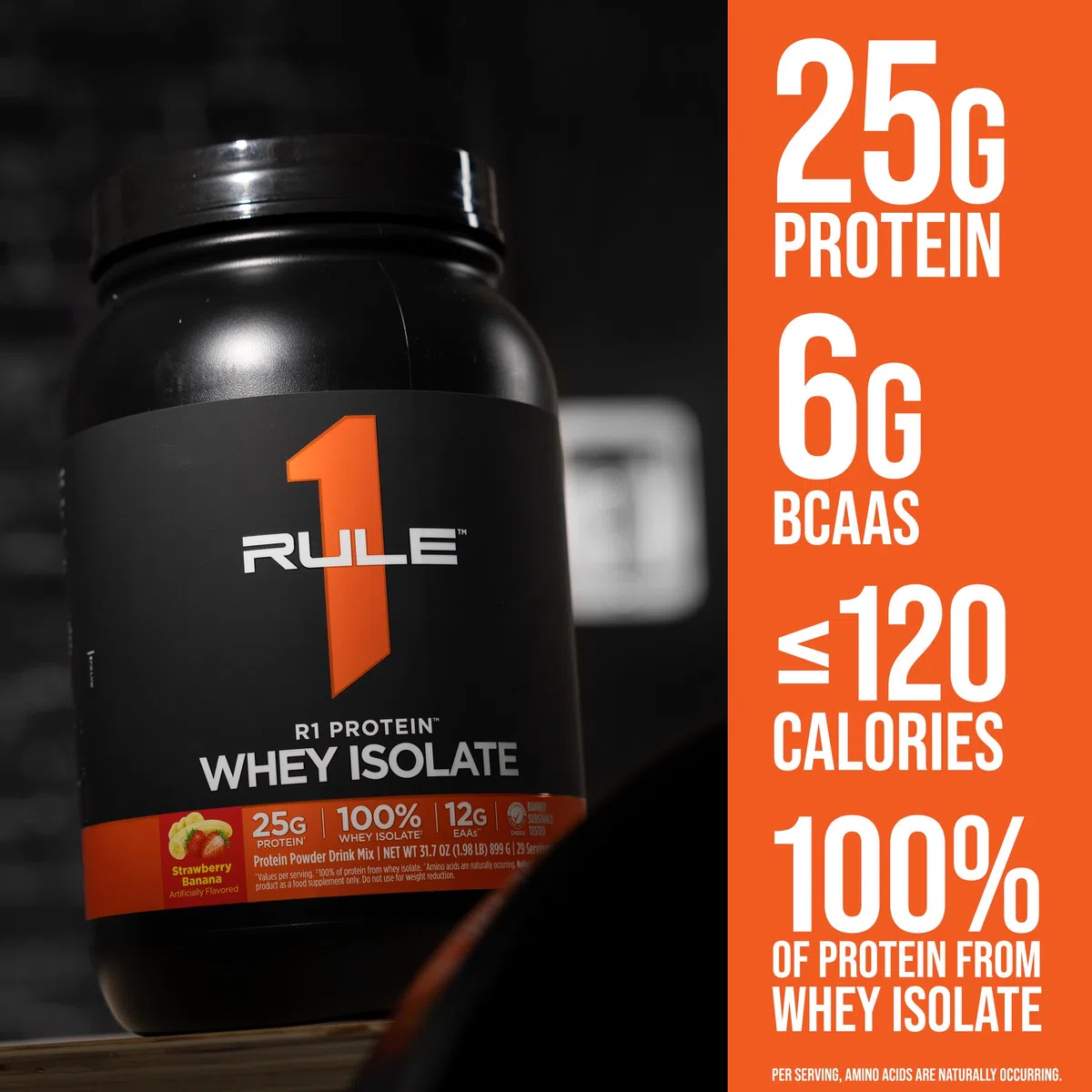 Rule One R1 Protein, Strawberries & Creme - 2280g