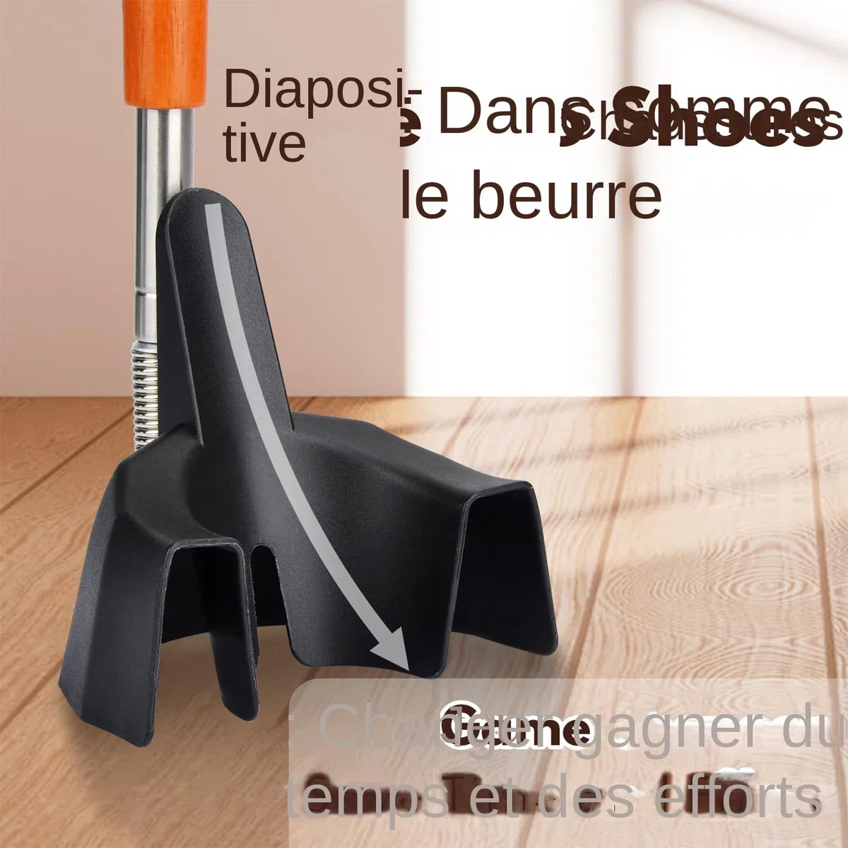 Corne De Chaussure À Longue Poignée - Toothorn Télescopique Réglable Pour Les Seniors Et Les Adultes, Horn Chaussure Stick Walking | Corne De Chaussure Étendue, Aide À Chaussures Portables, Assista