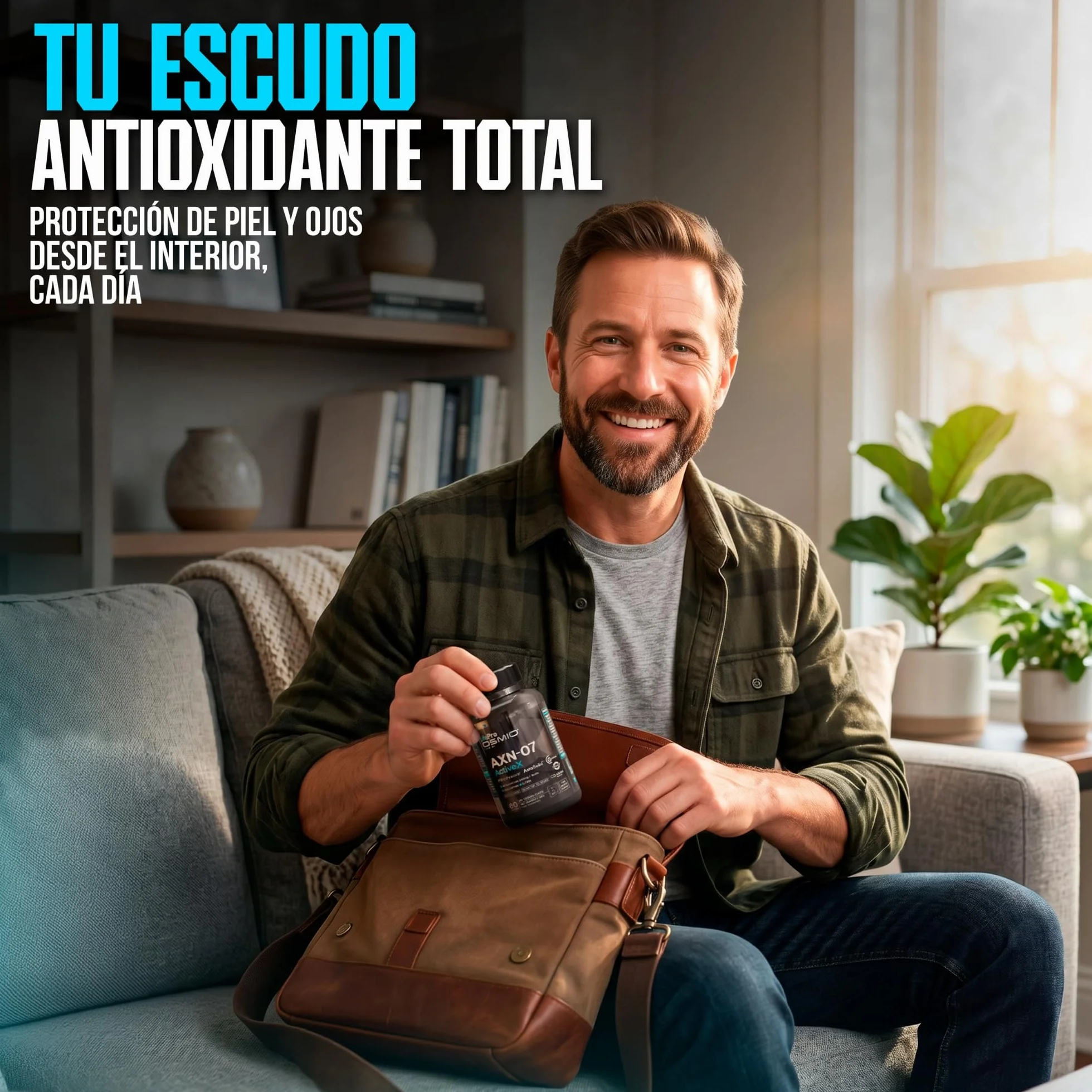 Life Pro Osmium Astaxanthin Axn-07-60 gélules végétaliennes - Complément d'astaxanthine avec lutéine, zéaxanthine, vitamines et minéraux pour un régime végétalien