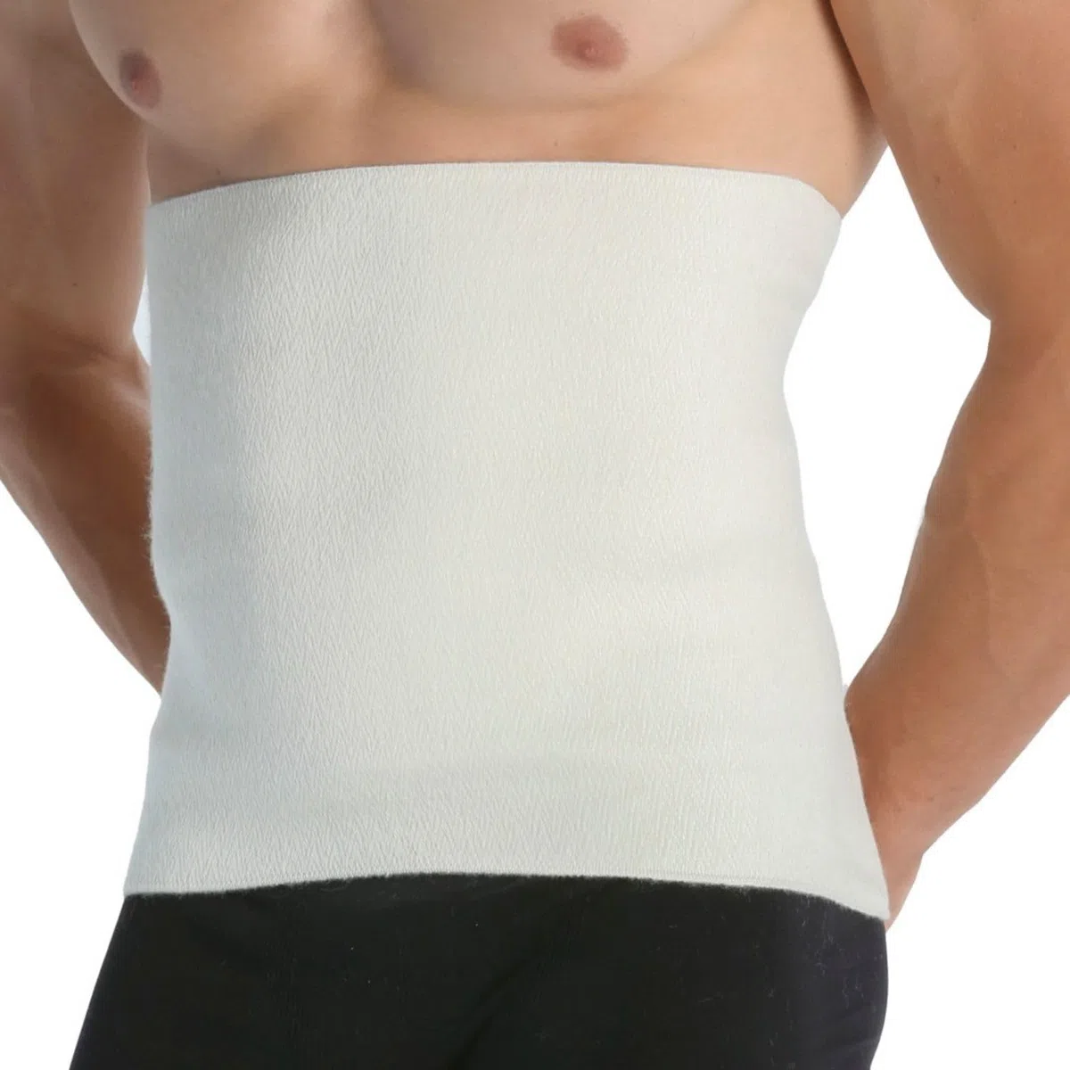 Easy8 – XXL Ceinture Lombaire Homme Femme en Laine et Coton, Ceinture Abdominale Homme Femme, Gaine, Mal de Dos, Elastique, Ventrale, Thermique, Pancera