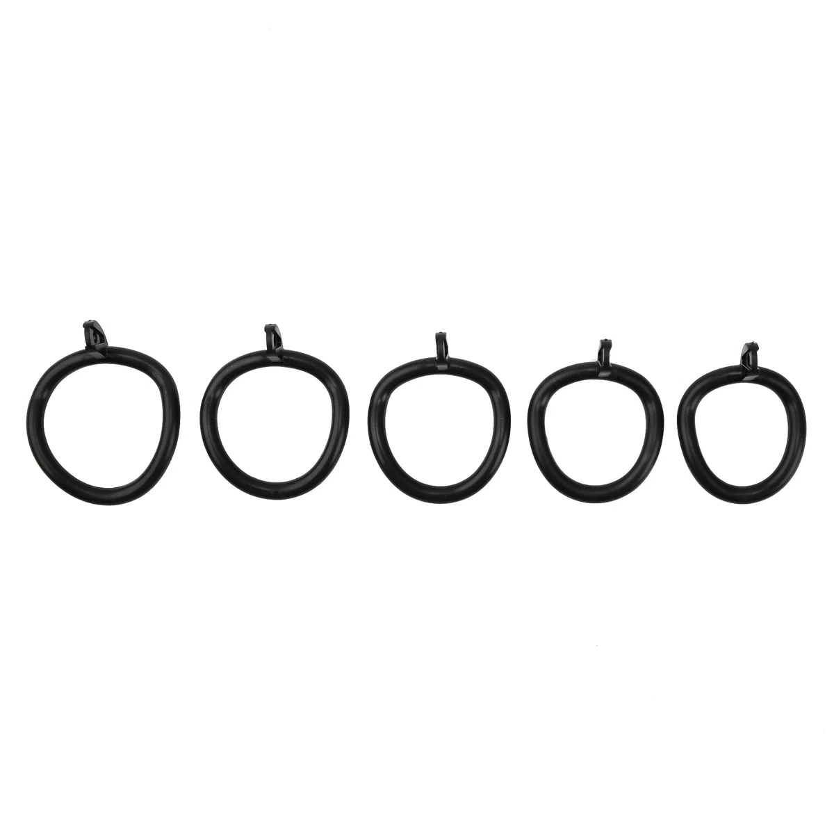 Appareil d'abstinence masculine - Cage à pénis verrouillable avec 5 anneaux pour l'exercice du pénis et le teasing, matériau en résine respirante, ajustement réglable pour les hommes (Noir)