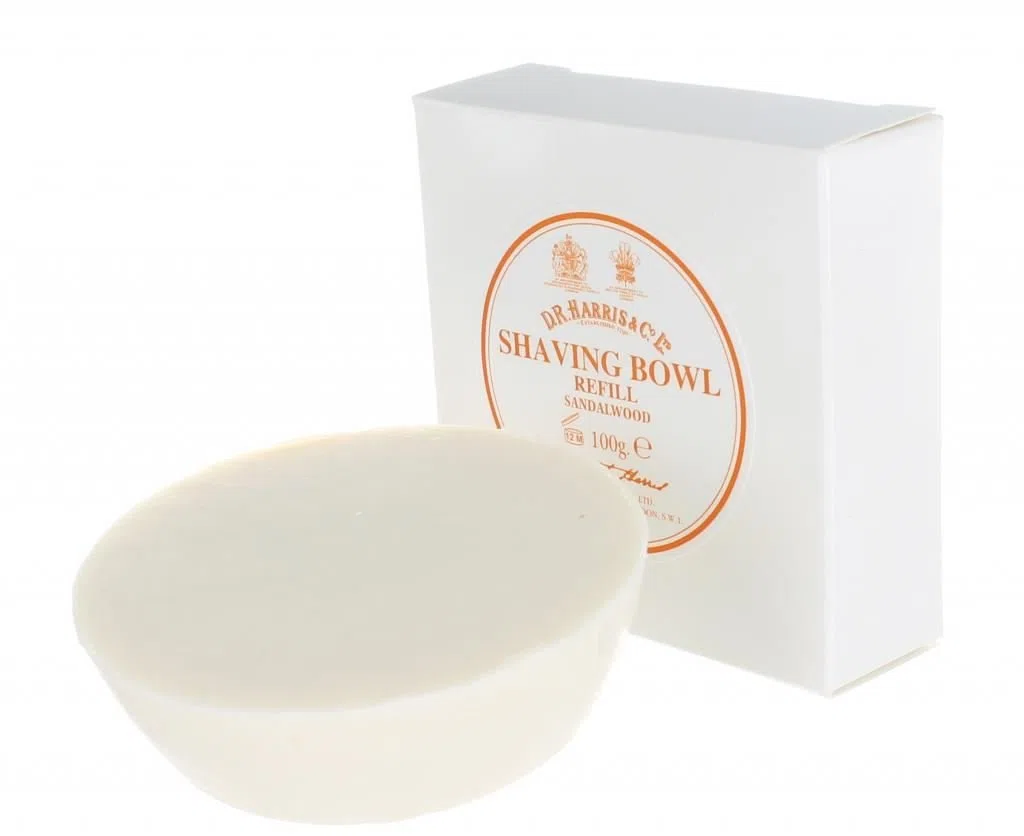 D. R. HARRIS Sandalwood Triple-Milled Shaving Soap Refill 100g