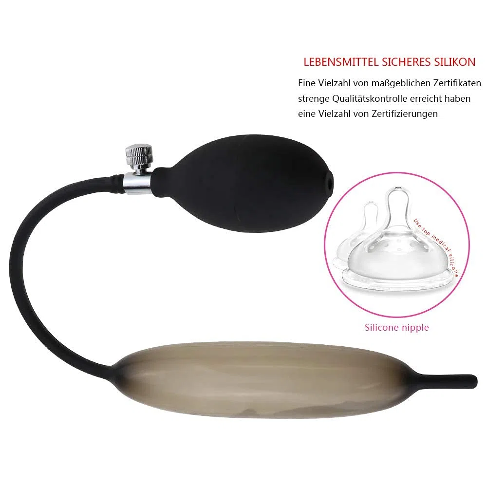 Dilatateur urétral Gonflable réglable en Silicone, agrandissement du Bouchon de pénis, dilatateur urétral élégant, Bouchon de sperme, stimule Le Masseur urétral, Jouet Sexuel for Hommes