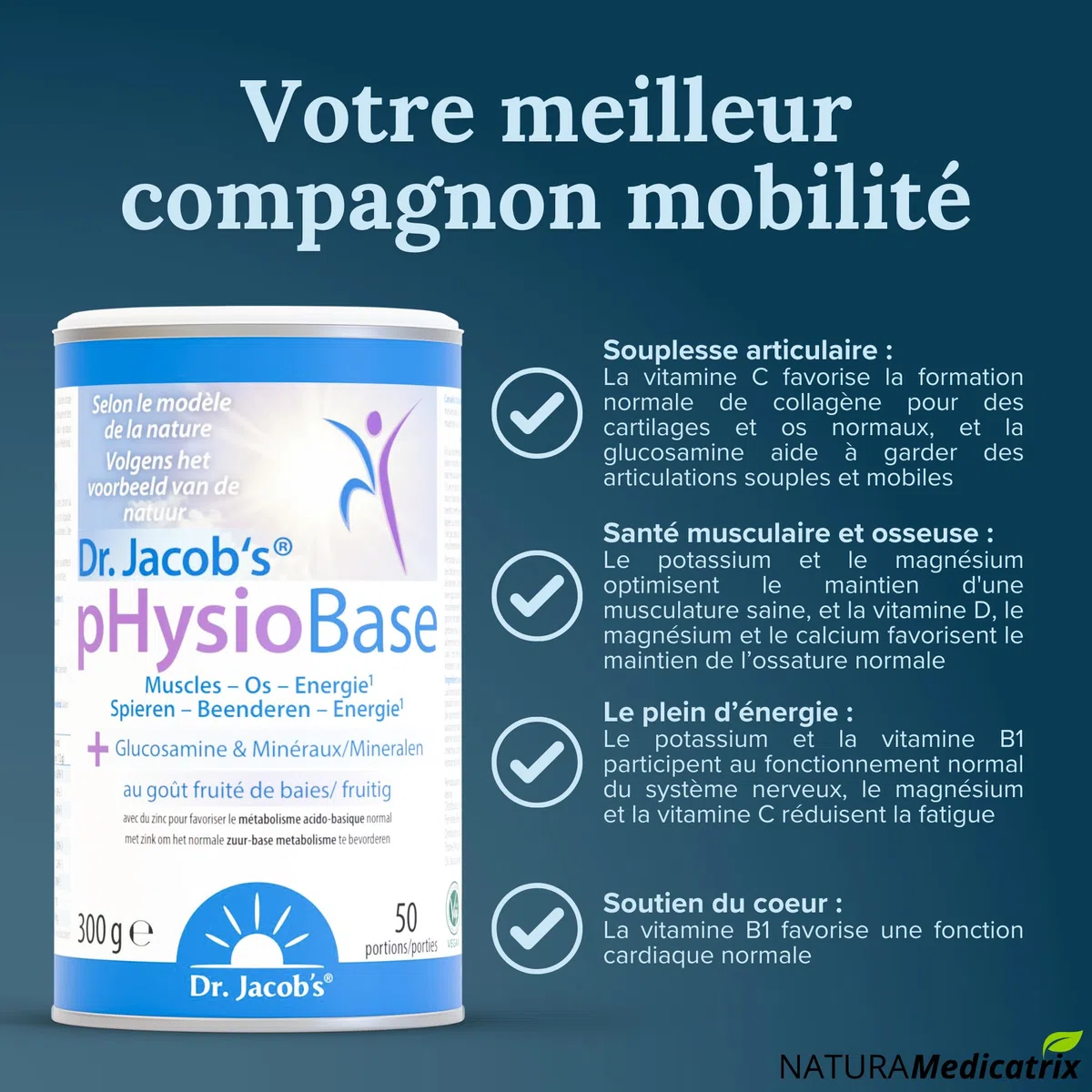 Dr. Jacobs - pHysio Base Mélange Minéral