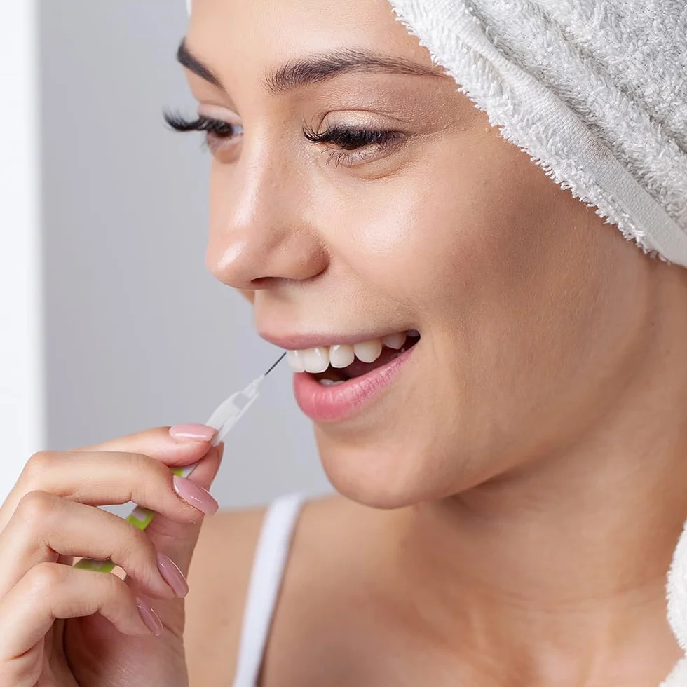 GUM BI-DIRECTION Brossettes interdentaires orientables en 2 positions | Positionnement à 90° | Nettoyage des dents et élimination de la plaque dentaire | 1.2mm, ISO 3 | Taille M | Lot 3x6 + 1 bonus