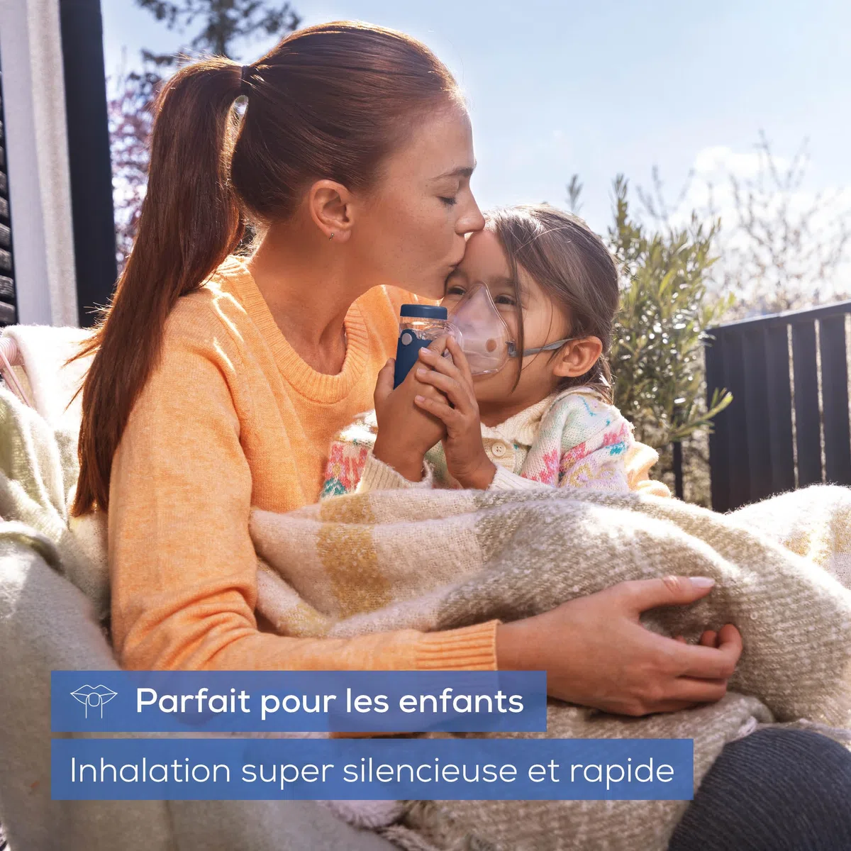 Beurer IH 49 inhalateur portable, pour enfants et adultes en cas de rhume, d’asthme et autres maladies respiratoires, batterie rechargeable, particulièrement silencieux, sac de rangement