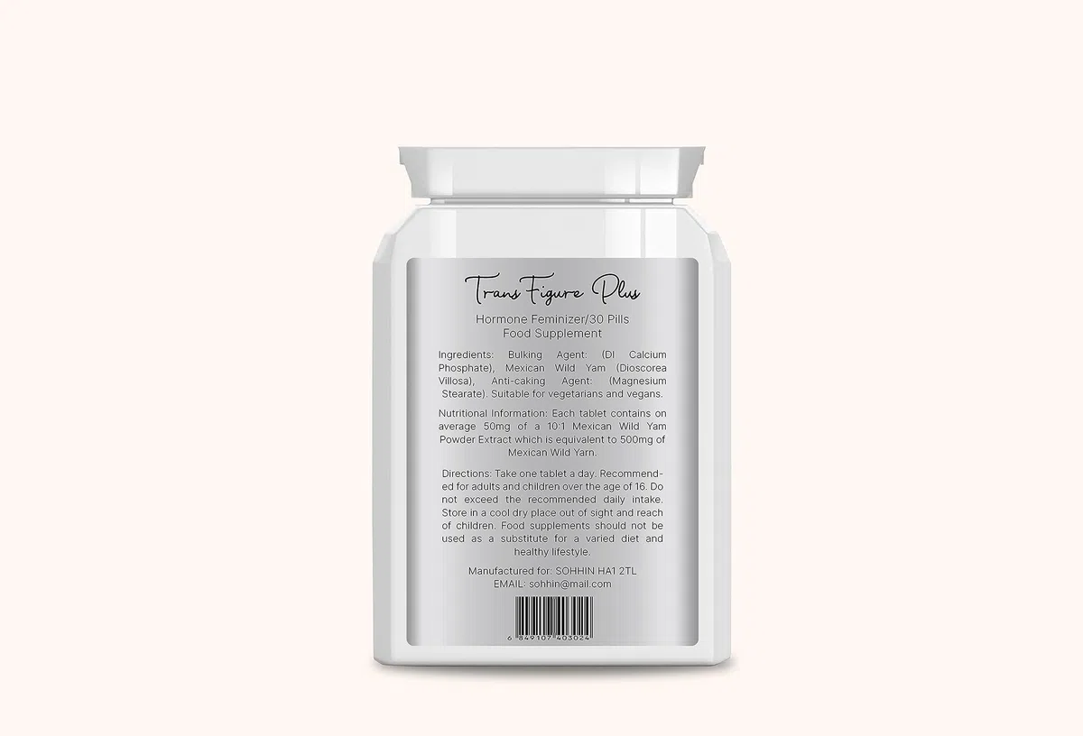 TRANSFIGURE HORMONE FEMINIZING PILLS, PUERARIA SEX CHANGE, LADYBOY, MTF (30 PILLS)
