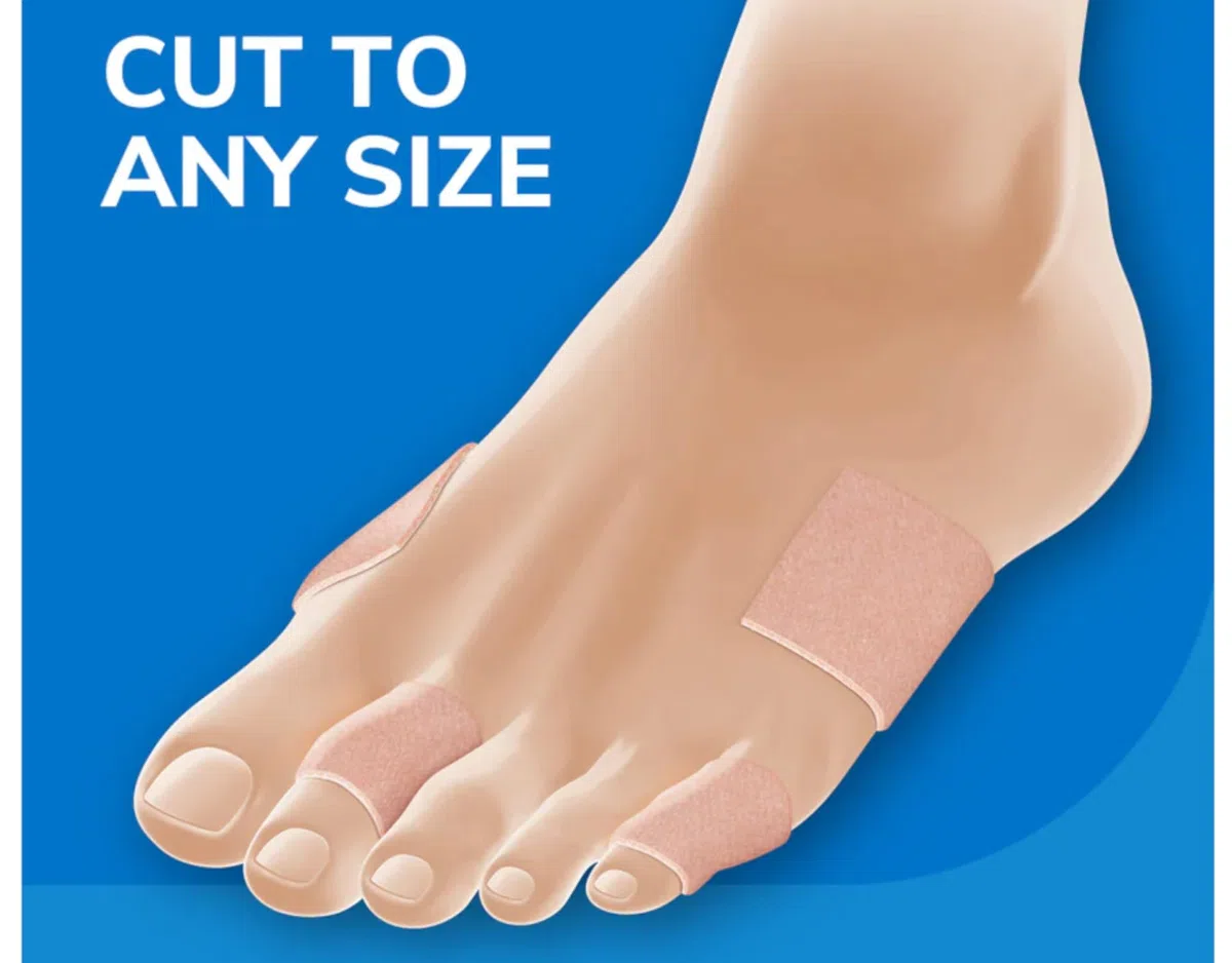 Dr. Scholls 284005 4in. x 3 .50in. Molefoam, 2 Pack