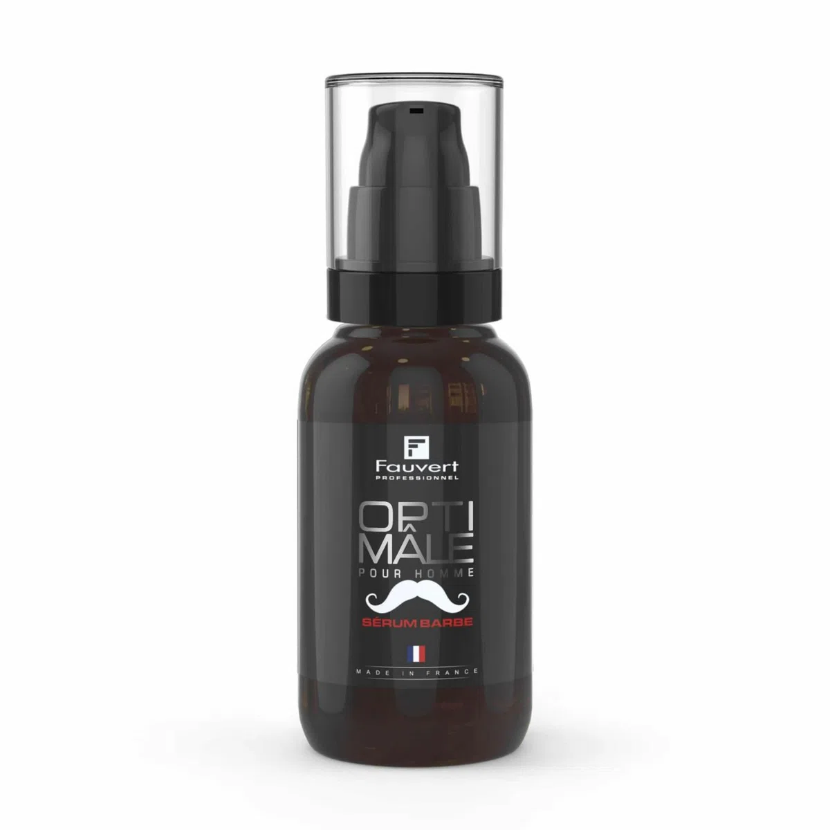 Fauvert Professionnel Sérum Barbe - Soin Barbe Homme Nourrissant & Adoucissant - Produit Barbe Homme - Huile d’Abyssinie et Huile Essentielle de Menthe Poivrée - Fabriqué en France - 100 ml