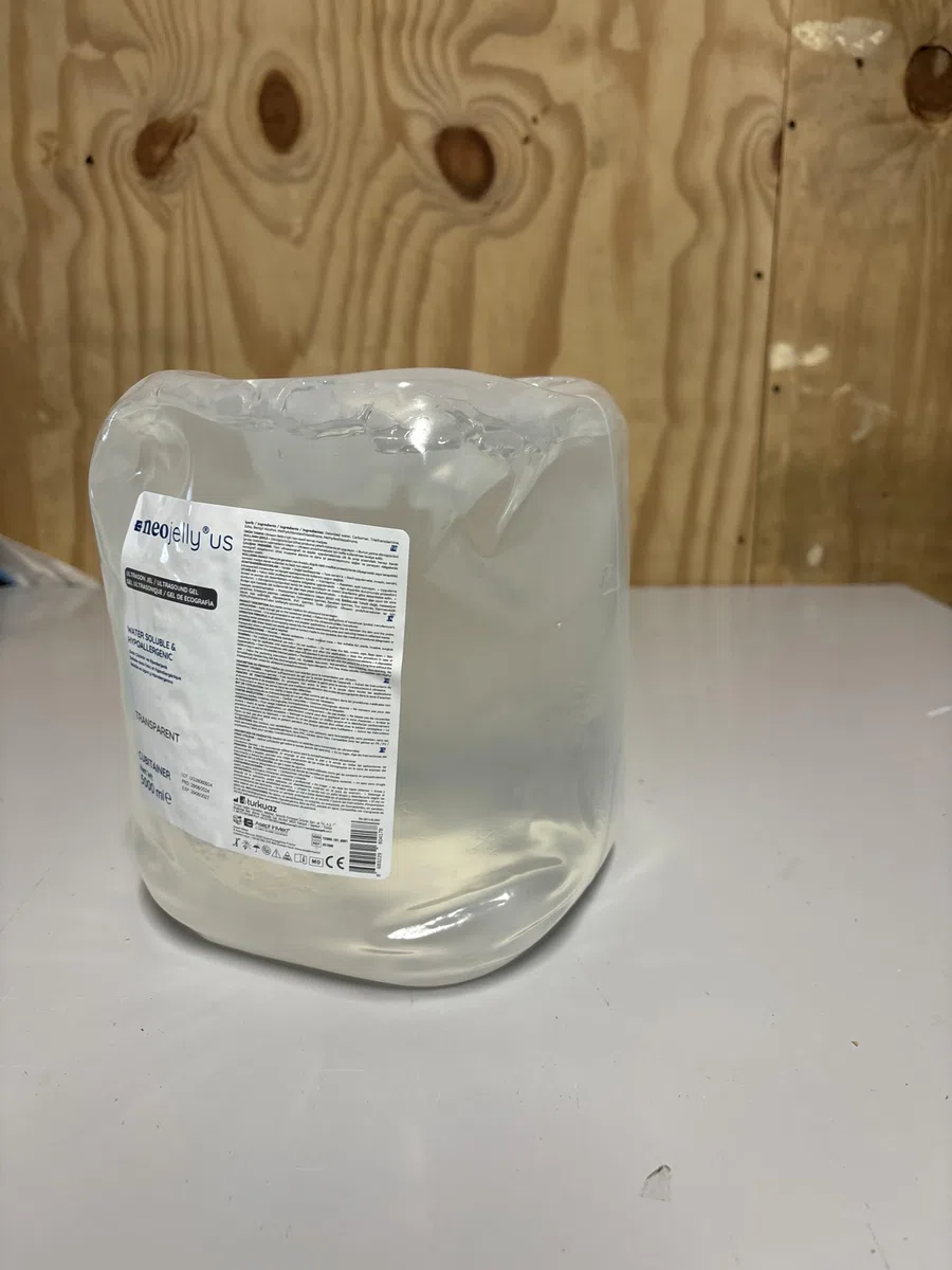 Lot de 2 - Gel échographie - Transparent - 5 Litres-Cubitainer + Flacon vide