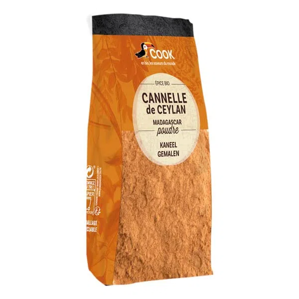 Cook - Cannelle de Ceylan en poudre 500g - unité