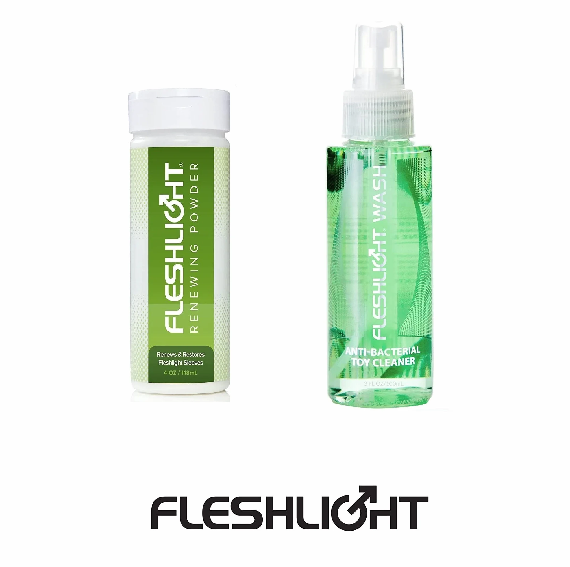 Pacchetto di Cura Fleshlight – Polvere per Fleshlight e Detergente per Fleshlight – Il Miglior Pacchetto di Cura per il Tuo Sex Toy Maschile Fleshlight.