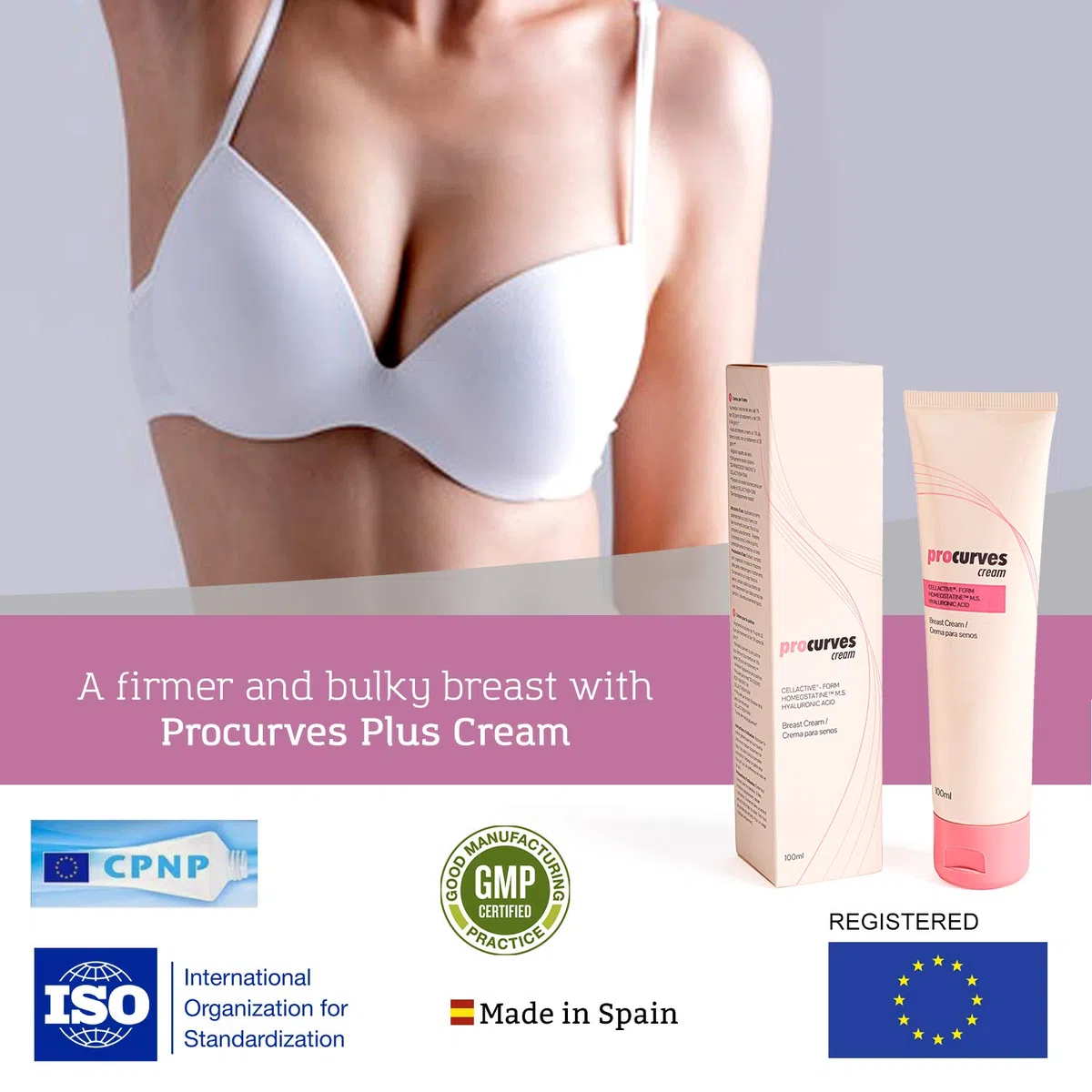 2 Procurves Cream: Crème pour augmenter des seins