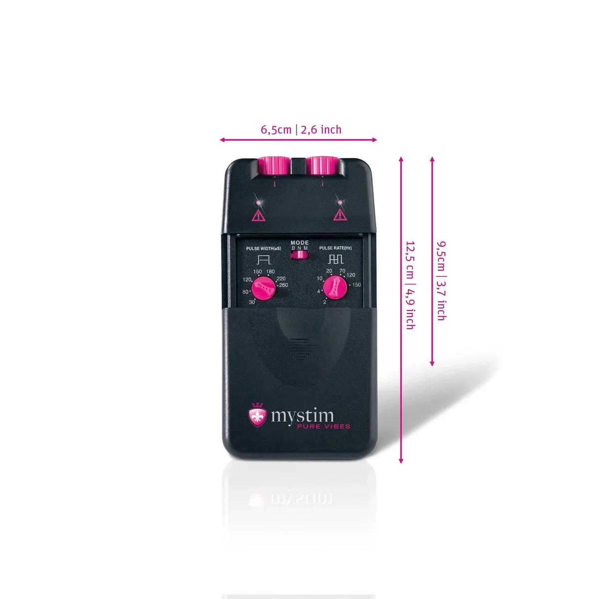 Mystim Tens Unit 3F Pure Vibes Noir, 700 g