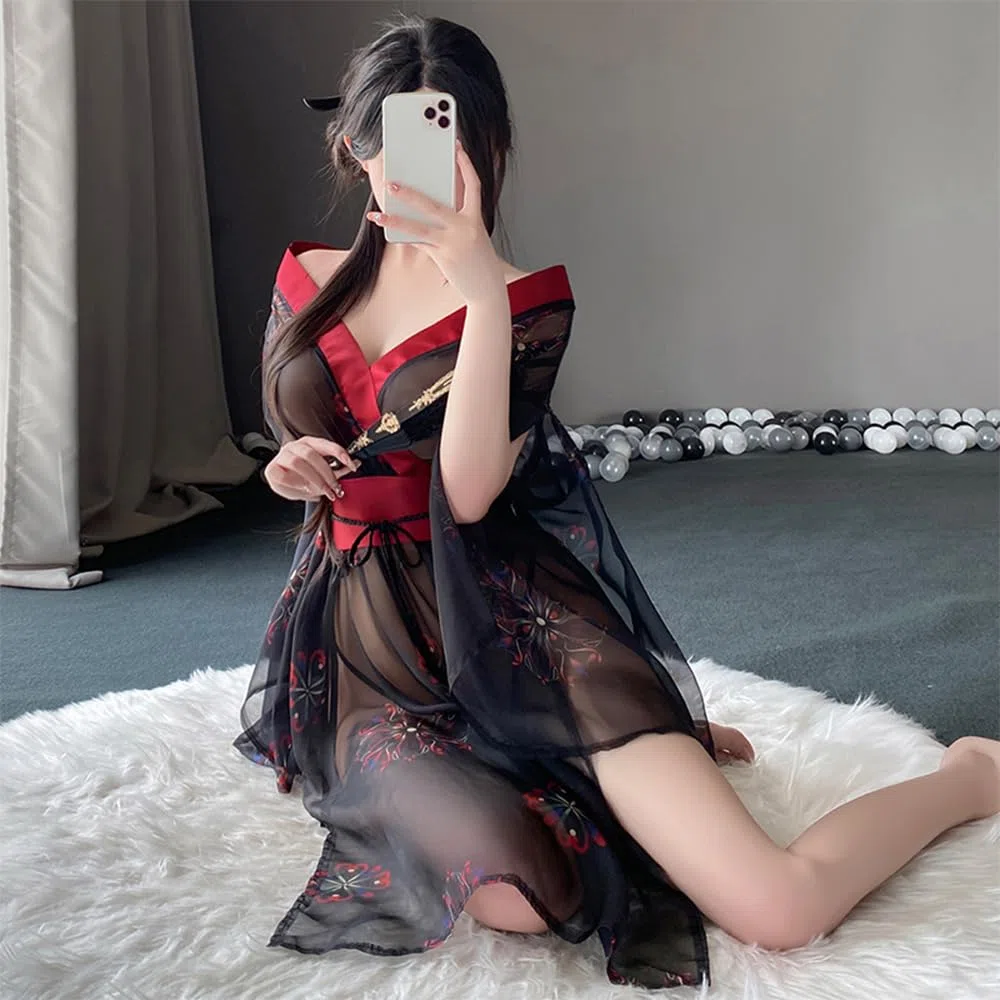 Costume kimono japonais sexy pour femme, geisha, robe de bain, cosplay, chemise de nuit