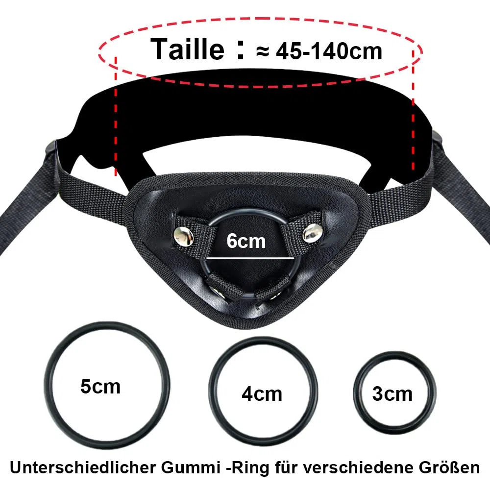 Strap-On Pegging Strap-On Harness Dildo réaliste Wearable Adult Sex Toys pour les femmes sexuelles lesbiennes Sex Penis Fun avec gode en silicone de 22.8cm pour les couples