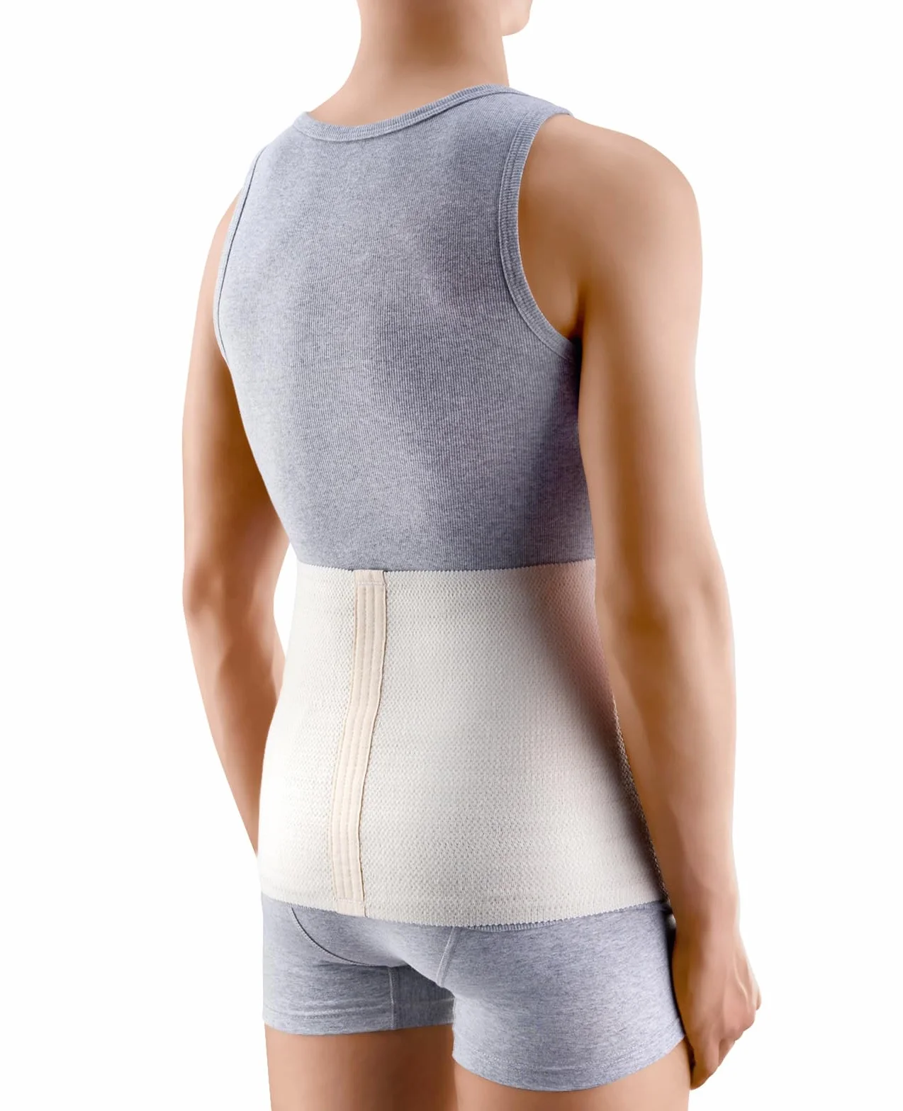 Tonus Elast Ceinture Chauffante Lombaire, Anti-Froid Bande en Laine et Coton pour Femmes et Hommes, Gaine Thermique, Prévention des Maux de Dos, Douleurs Rénales, Névralgies (M)