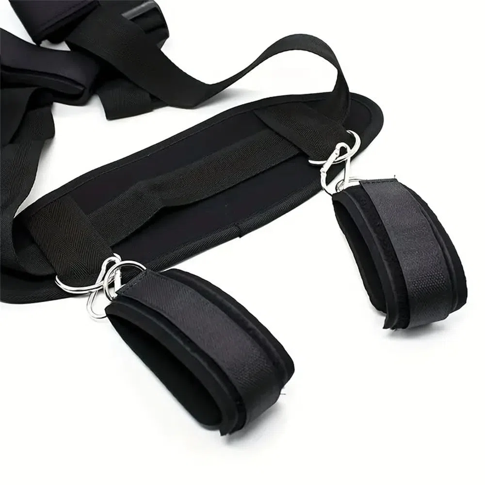 1 pièce de jeu pour lit de yoga attaché aux jambes, poignets, chevilles et poignets d'exercice de yoga pour femme