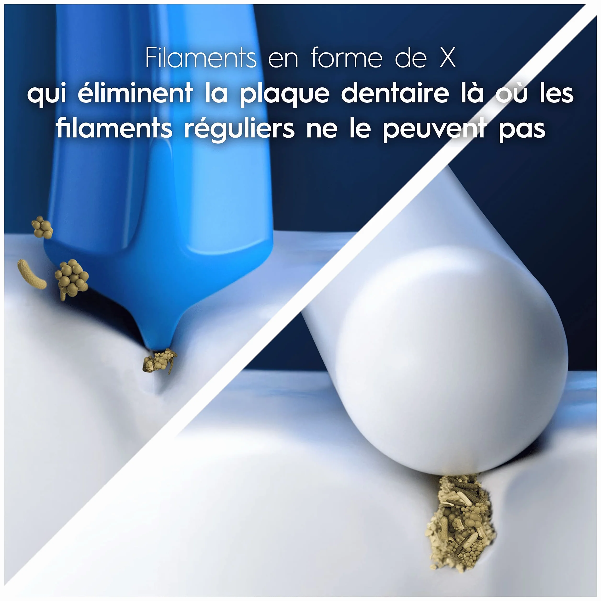 Oral-B Brossettes de Rechange 3D White, lot de 8, Blanches – Recharges Brosse à Dents Électrique Pro, Blanchiment avec une Coupelle de Polissage