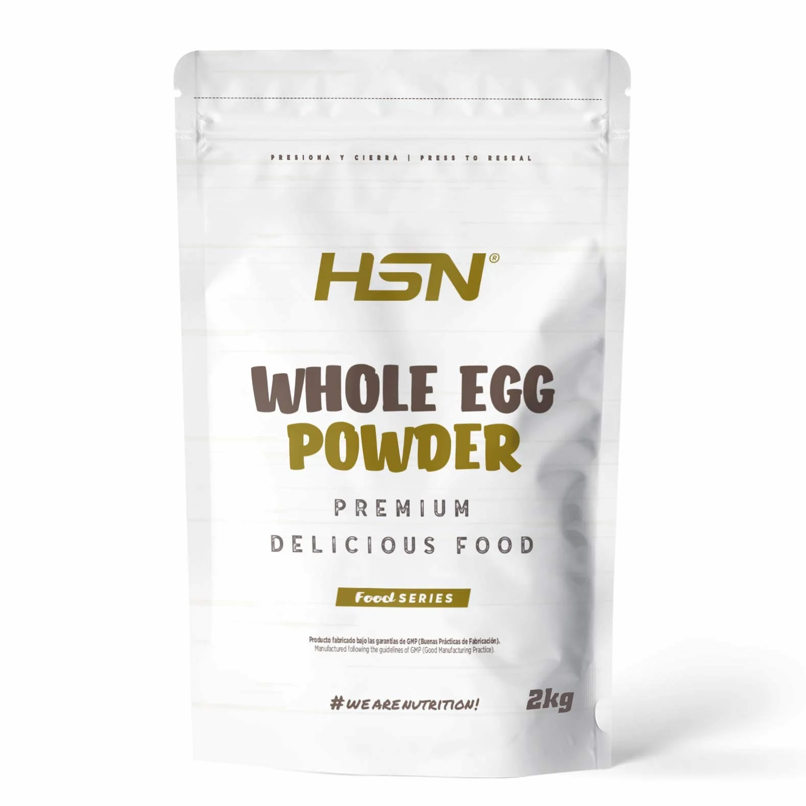 HSN Protéine d'oeuf entier en poudre | Pour les végétariens | Substitut de lactosérum | 100% blanc d'oeuf + jaune d'albumine | Convient aux intolérants au lactose, sans gluten, sans soja, 2Kg