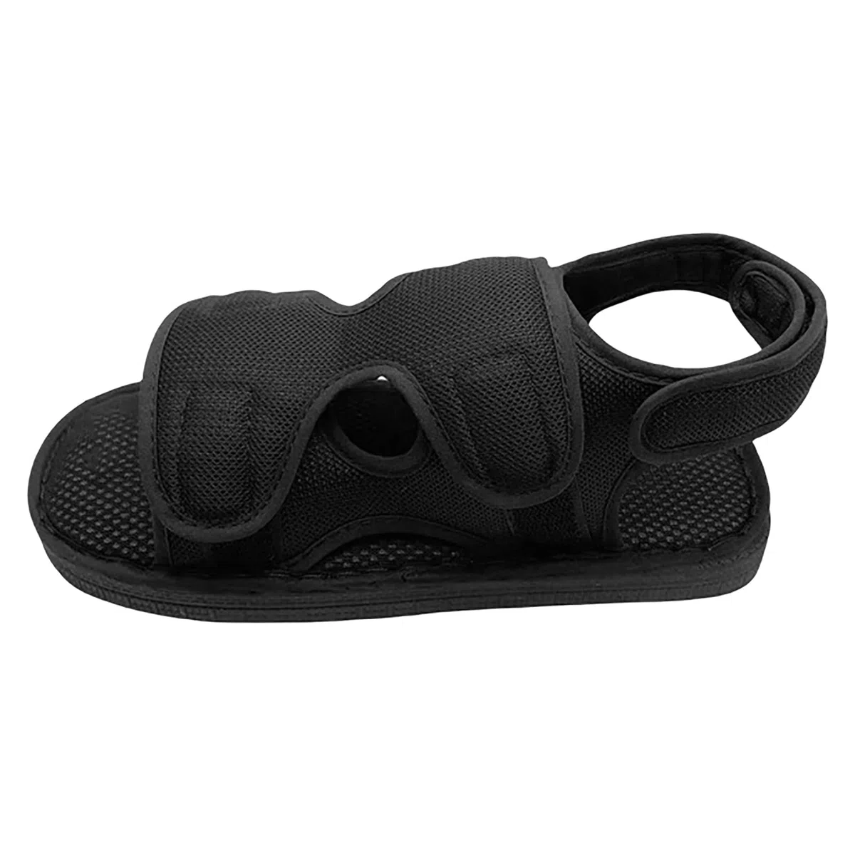 OhMill Chaussure de Plâtre Post-opératoire Réglable, Chaussure Bout Ouvert pour Pied Blessé, Protection pour Fracture du Pied, Pieds Gauche et Droit Universels pour Enfant Adulte