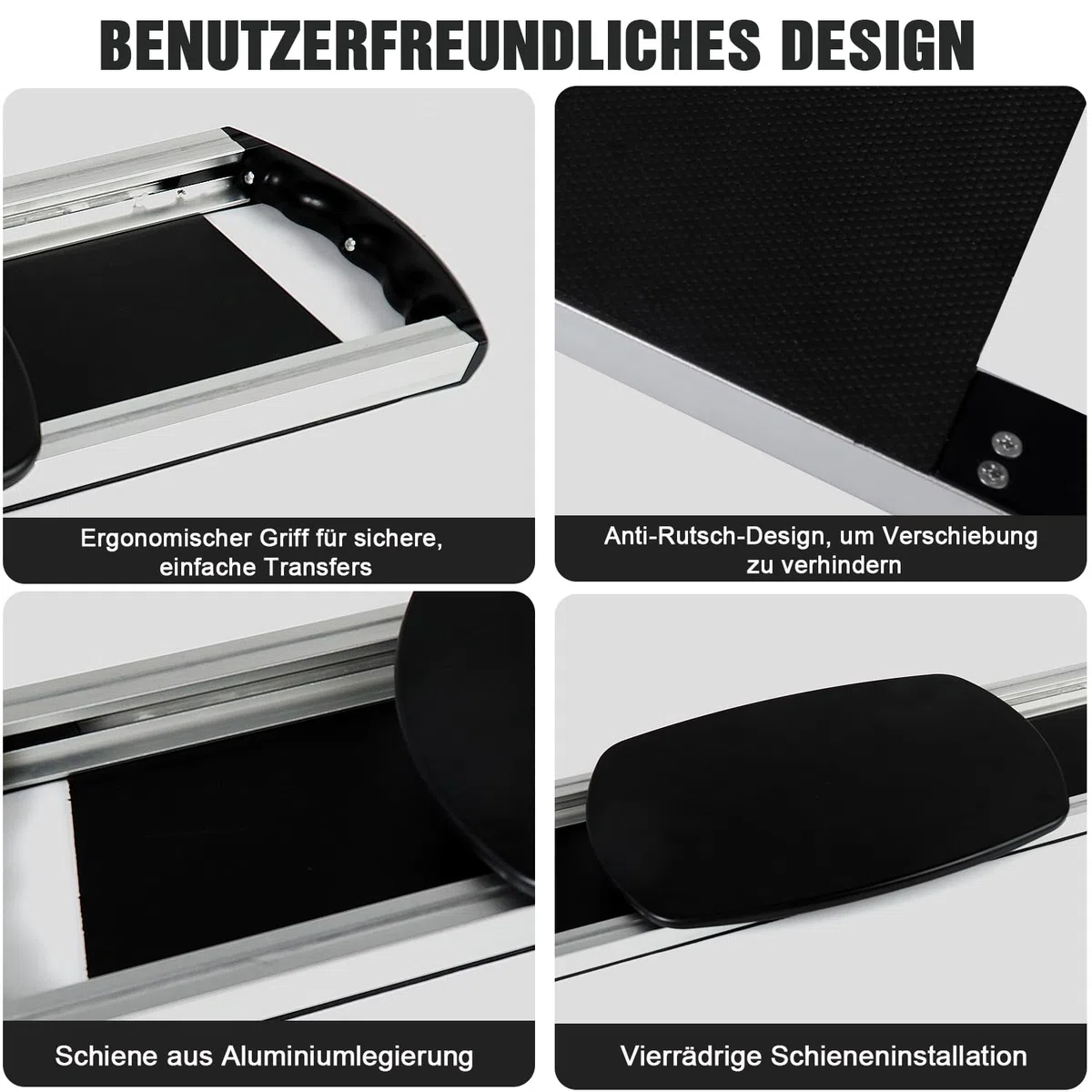 EASACE Planche de transfert Slide - Planche de transfert portable pour patients, personnes âgées et handicapées